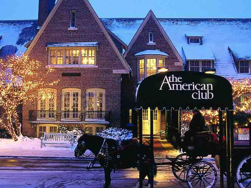 The American Club is a luxury spa and resort located in Kohler, Wisconsin. It is owned and operated by the Koh...